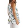 image:imageWlHOLL Womens Pleated Tank Tops Spaghetti Strap Camisole Halter Tops Curved Hem Fashion 2026Kmulti Leaf