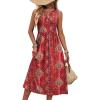 image:imageWIHOLL Womens Summer Dresses Maxi Dress Vacation Beach Sundresses 2026 with PocketsFloral Boho1