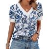 05-white Tribal Blue Floral