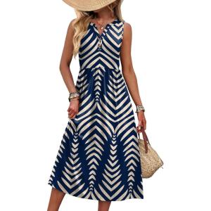 image:imageWIHOLL Womens Summer Dresses Maxi Dress Vacation Beach Sundresses 2026 with PocketsFloral Boho2