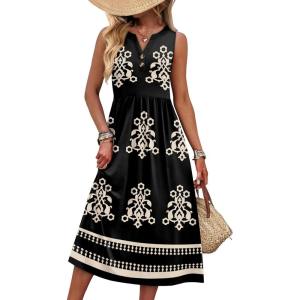 image:imageWIHOLL Womens Summer Dresses Maxi Dress Vacation Beach Sundresses 2026 with PocketsFloral Boho4