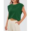 image:imageWIHOLL Cap Sleeve Tops for Women Summer Top Basic Tee Shirts Business Casual Tank Loose Fit 2026 FashionJ  Green