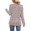 image:imageWIHOLL Long Sleeve Shirts for Women Fall Outfits V Neck T Shirts Button Down Tunic Tops Fashion ClothingDitsy Floral