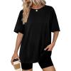 image:imageWIHOLL Oversized Tshirts for Women Summer Tops Short Sleeve T Shirts Beach Vacation Clothes Travel Outfits Fashion 2026All Black
