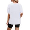 image:imageWIHOLL Oversized Tshirts for Women Summer Tops Short Sleeve T Shirts Beach Vacation Clothes Travel Outfits Fashion 2026All White