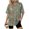 image:imageWIHOLL Oversized Tshirts for Women Summer Tops Short Sleeve T Shirts Beach Vacation Clothes Travel Outfits Fashion 2026Boho