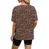 image:imageWIHOLL Oversized Tshirts for Women Summer Tops Short Sleeve T Shirts Beach Vacation Clothes Travel Outfits Fashion 2026Ditsy Floral