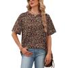 image:imageWIHOLL Oversized Tshirts for Women Summer Tops Short Sleeve T Shirts Beach Vacation Clothes Travel Outfits Fashion 2026Ditsy Floral
