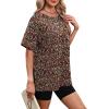 image:imageWIHOLL Oversized Tshirts for Women Summer Tops Short Sleeve T Shirts Beach Vacation Clothes Travel Outfits Fashion 2026Ditsy Floral