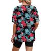 image:imageWIHOLL Oversized Tshirts for Women Summer Tops Short Sleeve T Shirts Beach Vacation Clothes Travel Outfits Fashion 2026Hawaiian Print