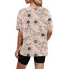 image:imageWIHOLL Oversized Tshirts for Women Summer Tops Short Sleeve T Shirts Beach Vacation Clothes Travel Outfits Fashion 2026Ink Painting Flowers