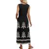 image:imageWIHOLL Summer Dresses for Women 2026 Maxi Dresses Long Flowy A Line Sleeveless Sundresses with PocketsBoho Black