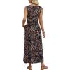image:imageWIHOLL Summer Dresses for Women 2026 Maxi Dresses Long Flowy A Line Sleeveless Sundresses with PocketsColorful Flowers