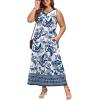 image:imageWIHOLL Summer Dresses for Women 2026 Maxi Dresses Long Flowy A Line Sleeveless Sundresses with PocketsFloral Blue