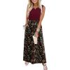 image:imageWIHOLL Summer Dresses for Women 2026 Maxi Dresses Long Flowy A Line Sleeveless Sundresses with PocketsFloral Burgundy