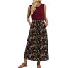 image:imageWIHOLL Summer Dresses for Women 2026 Maxi Dresses Long Flowy A Line Sleeveless Sundresses with PocketsFloral Burgundy