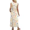 image:imageWIHOLL Summer Dresses for Women 2026 Maxi Dresses Long Flowy A Line Sleeveless Sundresses with PocketsFloral Butter Yellow