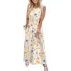 image:imageWIHOLL Summer Dresses for Women 2026 Maxi Dresses Long Flowy A Line Sleeveless Sundresses with PocketsFloral Butter Yellow