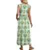 image:imageWIHOLL Summer Dresses for Women 2026 Maxi Dresses Long Flowy A Line Sleeveless Sundresses with PocketsFloral Green