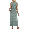 image:imageWIHOLL Summer Dresses for Women 2026 Maxi Dresses Long Flowy A Line Sleeveless Sundresses with PocketsGreen Print