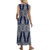 image:imageWIHOLL Summer Dresses for Women 2026 Maxi Dresses Long Flowy A Line Sleeveless Sundresses with PocketsNavy Print