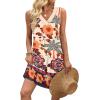 image:imageWIHOLL Summer Dresses for Women Beach Vacation Clothes Sundress Dress Hawaiian Boho Dresses Fashion Travel Cruise OutfitsColorful Flowers