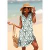 image:imageWIHOLL Summer Dresses for Women Beach Vacation Clothes Sundress Dress Hawaiian Boho Dresses Fashion Travel Cruise OutfitsGreen Florals