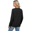 image:imageWIHOLL Sweaters for Women Lightweight Pullover Tops Long Sleeve Shirts Crewneck Fashion Clothing Fall Outfits 2026Black