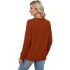 image:imageWIHOLL Sweaters for Women Lightweight Pullover Tops Long Sleeve Shirts Crewneck Fashion Clothing Fall Outfits 2026Caramel