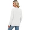 image:imageWIHOLL Sweaters for Women Lightweight Pullover Tops Long Sleeve Shirts Crewneck Fashion Clothing Fall Outfits 2026Cream White