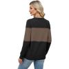 image:imageWIHOLL Sweaters for Women Lightweight Pullover Tops Long Sleeve Shirts Crewneck Fashion Clothing Fall Outfits 2026Tblackchocolate Brown