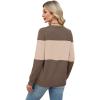 image:imageWIHOLL Sweaters for Women Lightweight Pullover Tops Long Sleeve Shirts Crewneck Fashion Clothing Fall Outfits 2026Tchocolate Brownapricot