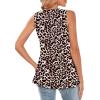 image:imageWIHOLL Tank Tops for Women Summer Babydoll Peplum Tops V Neck Sleeveless Shirts Dressy Casual Blouses Beach Vacation ClothesLeopard