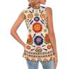 image:imageWIHOLL Tank Tops for Women Summer Babydoll Peplum Tops V Neck Sleeveless Shirts Dressy Casual Blouses Beach Vacation ClothesMulticolorful