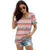 image:imageWIHOLL Tops for Women Summer Casual Ruffle Trim Sleeve Square Neck T ShirtsBoho Wavy