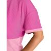 image:imageWIHOLL Womens Casual Crew Neck Ribbed Tops Short Sleeve T Shirts Summer Loose Blouses02abladhot Pink