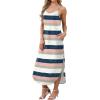 image:imageWIHOLL Womens Maxi Dresses for Women Casual Long Summer Sun Dresses 2026 Spaghetti Strap Hawaiian Vacation Outfits for WomenFloral Striped