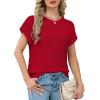 image:imageWIHOLL Womens Summer Cap Sleeve Crochet Tops Hollow Out Spring Sweaters Vacation Cruise Outfits 2026 Fashion ClothingFred