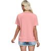 image:imageWIHOLL Womens Summer Tops Trendy 2 in 1 Blouses Short Sleeve Shirts Casual T Shirts Beach Vacation ClothesPink Stripe