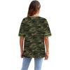 image:imageWIHOLL Womens T Shirts Loose Fit Short Sleeve Tees Crew Neck Color Block Summer Tops 2026 FashionArmy Green Camo