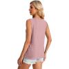 image:imageWIHOLL Womens Tank Tops Loose Fit Casual Sleeveless Tops Keyhole Neck Trendy Summer Tops Flowy Clothes Outfits 2026Lotus Pink
