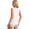 image:imageWIHOLL Womens Tank Tops Loose Fit Casual Sleeveless Tops Keyhole Neck Trendy Summer Tops Flowy Clothes Outfits 2026White
