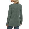 image:imageWIHOLL Womens Tops Fall Fahion 2025 Long Sleeve Shirts Casual Lightweight Tunic Sweaters Fashion Winter Clothing0green