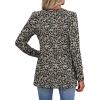image:imageWIHOLL Womens Tops Long Sleeve Fall Shirts Babydoll Peplum Tops for Women V Neck Tunic Dressy Casual BlousesBlack Floral