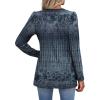 image:imageWIHOLL Womens Tops Long Sleeve Fall Shirts Babydoll Peplum Tops for Women V Neck Tunic Dressy Casual BlousesEthnic Blue