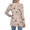 image:imageWIHOLL Womens Tops Long Sleeve Fall Shirts Babydoll Peplum Tops for Women V Neck Tunic Dressy Casual BlousesFloral Beige