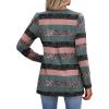 image:imageWIHOLL Womens Tops Long Sleeve Fall Shirts Babydoll Peplum Tops for Women V Neck Tunic Dressy Casual BlousesStriped Pink