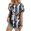 image:imageWIHOLL Womens Tops Short Sleeve Shirts Summer Outfits 2026 Spring Dressy Casual Clothes ClothingDye Tie