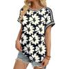 image:imageWIHOLL Womens Tops Short Sleeve Shirts Summer Outfits 2026 Spring Dressy Casual Clothes ClothingFloral
