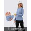 image:imageWIHOLL Workout Tops for Women Long Sleeve Sun Shirt UPF 50 UV Protection Running Hiking Clothes Quick Dry Athletic TopsLightblue